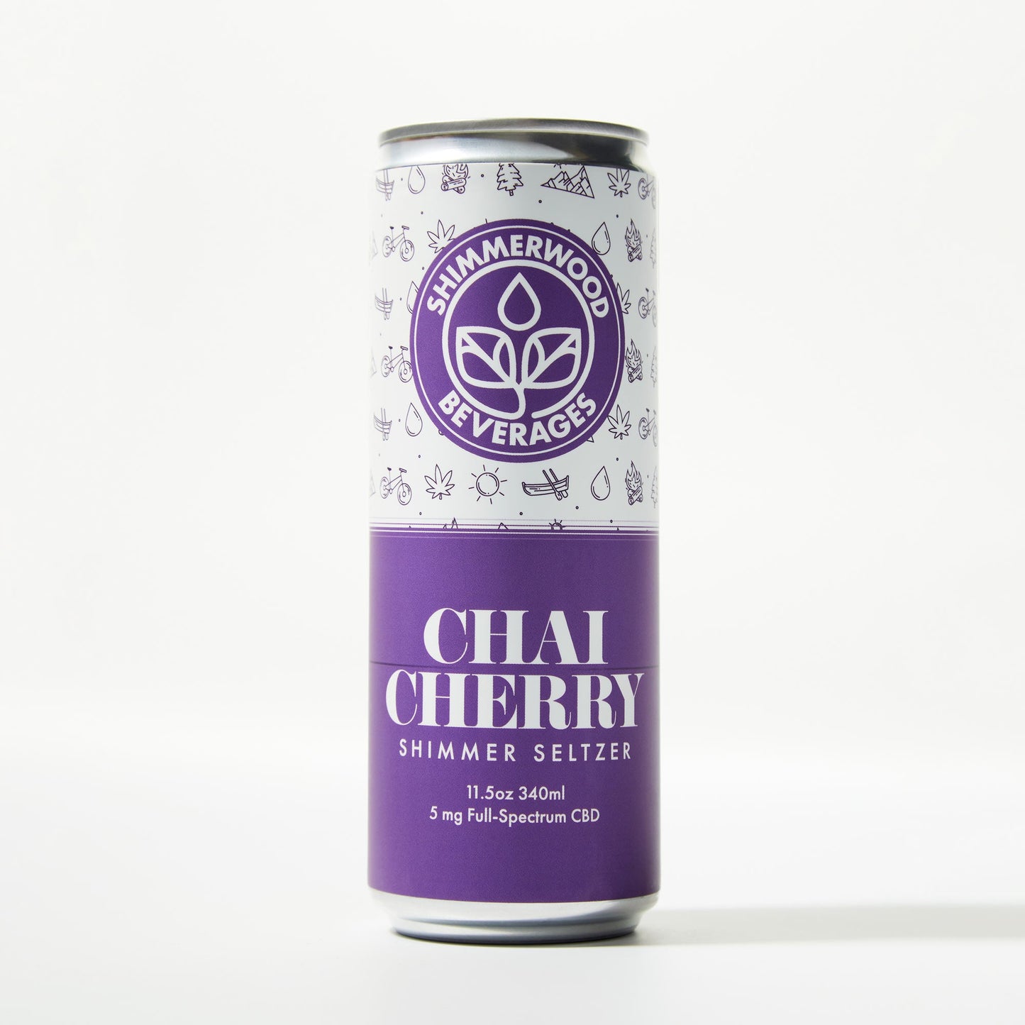 Shimmerwood - Chai Cherry - CBD Seltzer 8/12/24 packs
