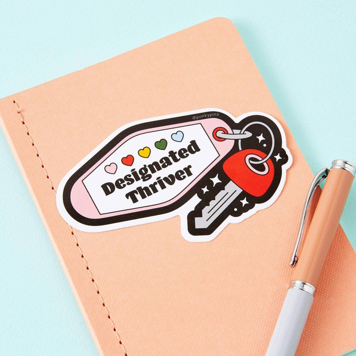 Quirky Crate - Designated Thriver Vinyl Laptop Sticker