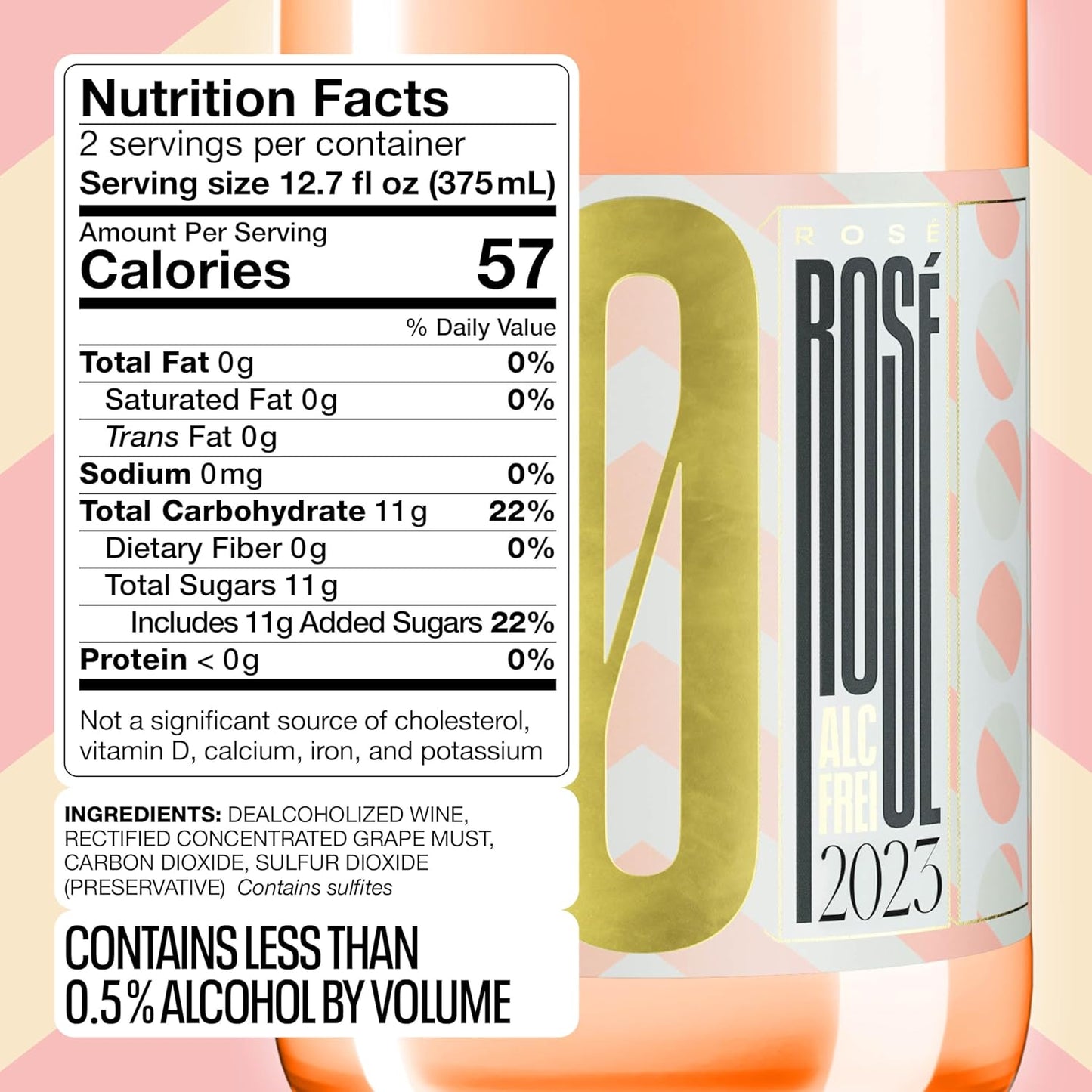 Kolonne Null - Rosé - Dealcoholized Wine - Free Shipping - 750 ml