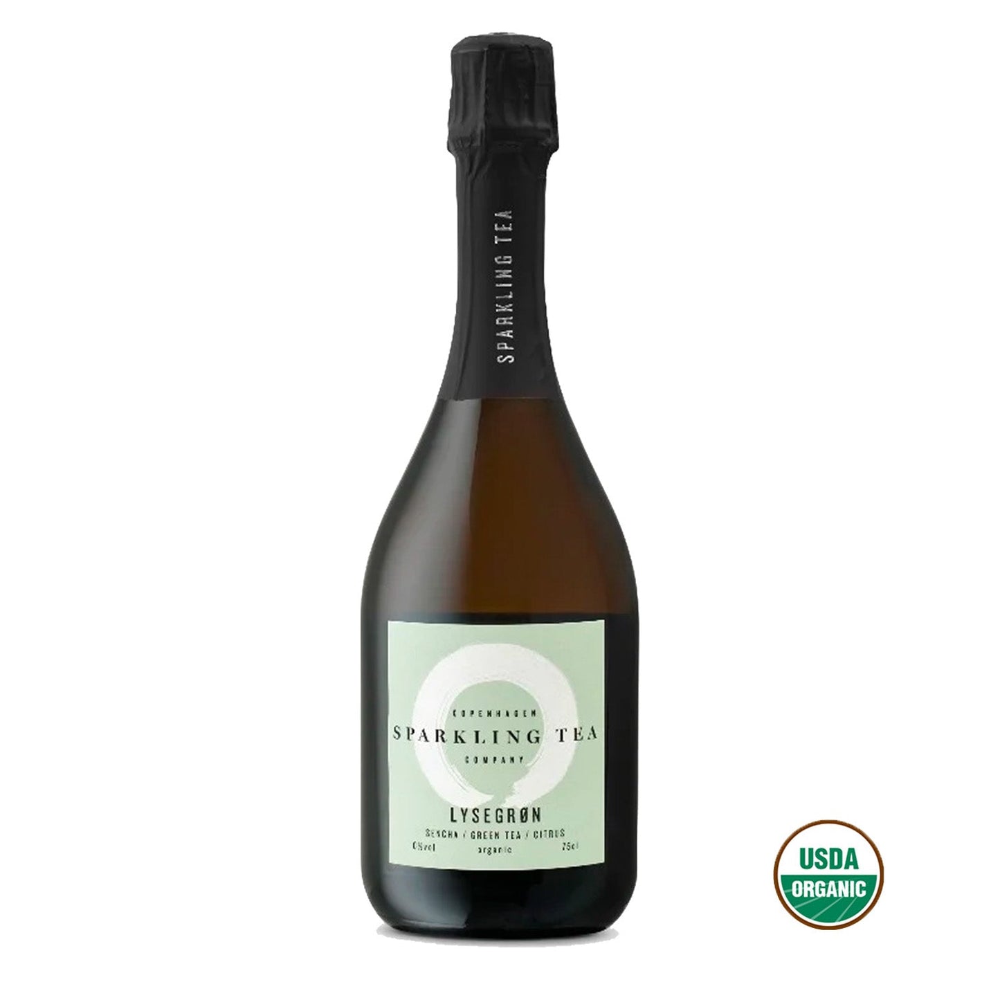 Copenhagen Sparkling Tea Company (Denmark) - Non-Alcoholic Sparkling Tea LYSEGRØN - 750ml