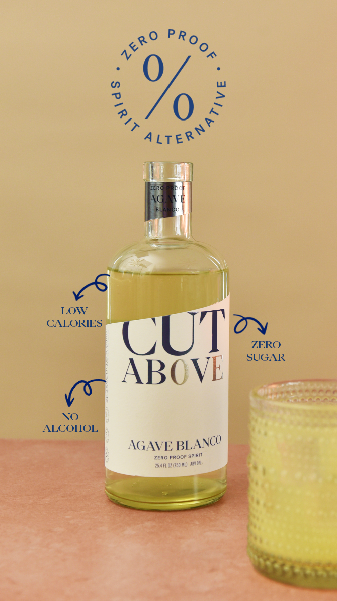CUT ABOVE - Zero Proof Agave Blanco Tequila - 750ml