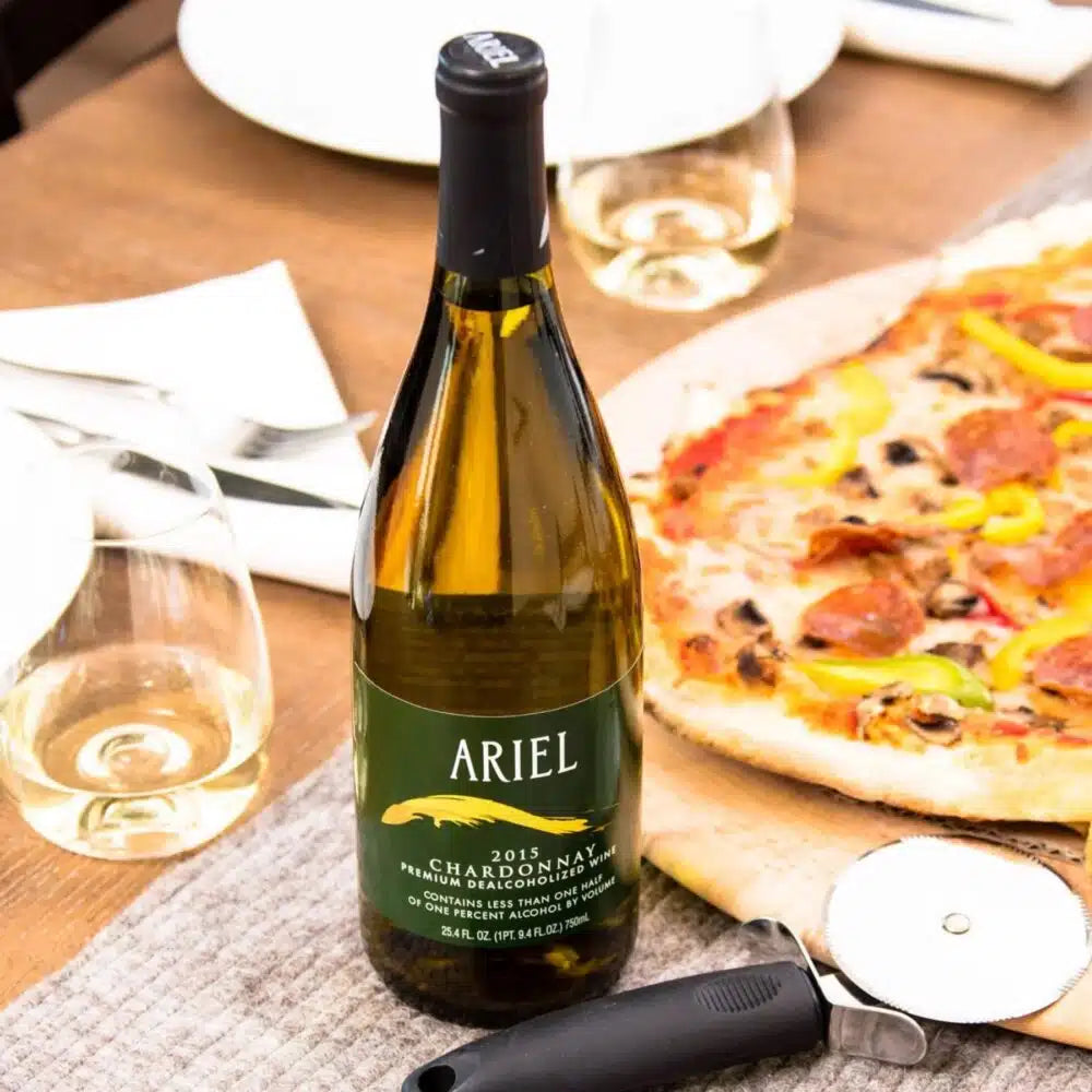Ariel Vineyards - Chardonnay - Non-Alcoholic White Wine - 750 ml
