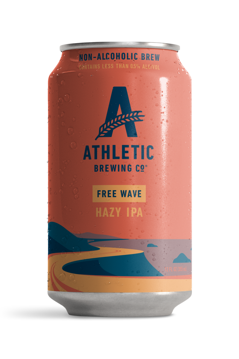 Athletic Brewing  Company - Free Wave - Hazy IPA 12oz Cans - 2x 6-Packs