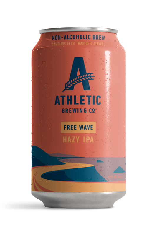 Athletic Brewing  Company - Free Wave - Hazy IPA 12oz Cans - 2x 6-Packs