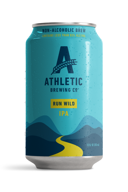 Athletic Brewing Company - Run Wild NA IPA 12oz Cans - 2x 6-Packs