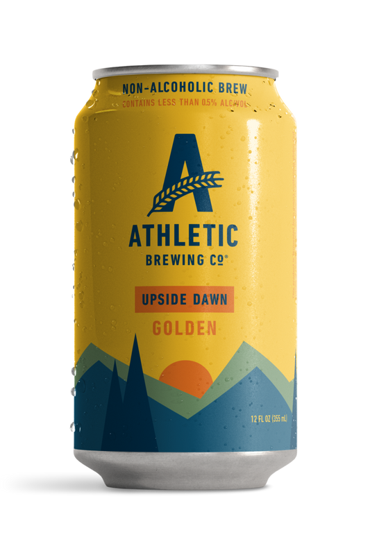 Athletic Brewing Company - Upside Dawn NA Golden 12oz Cans - 2x 6-Packs - Non-alcoholic Beer