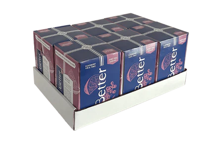Better Than Booze - Elderberry G & T Non Alcoholic Mocktail - 12 & 24-pack cans