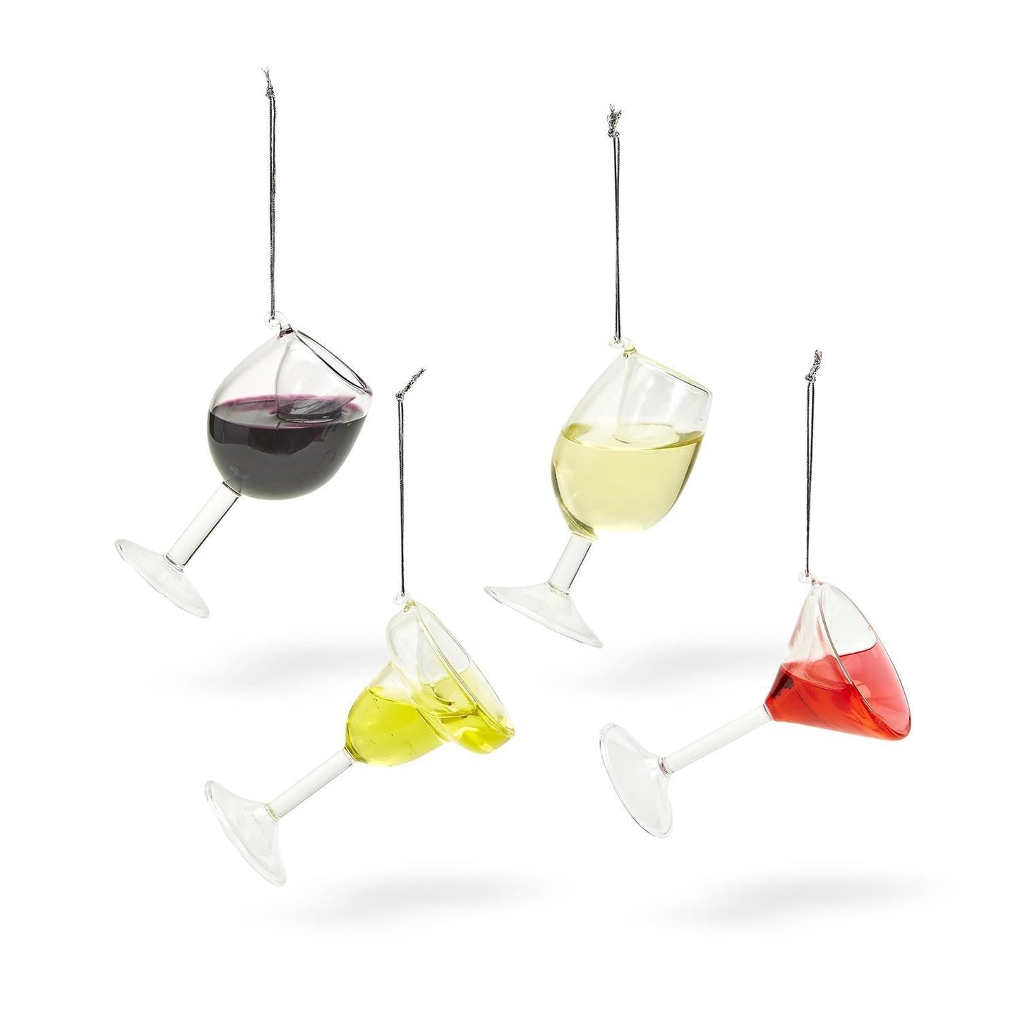 The Bullish Store - Hand-Crafted Glass Ornaments - Wine, Martini, or Margarita