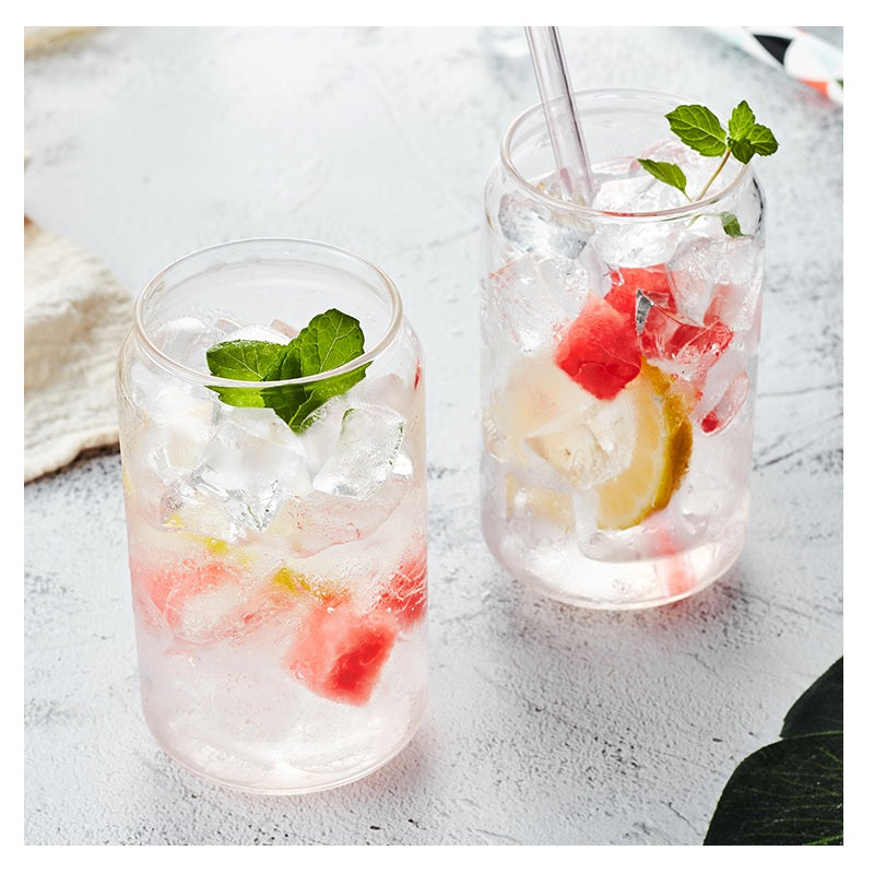Faz - Can Shaped Transparent Glass Jar