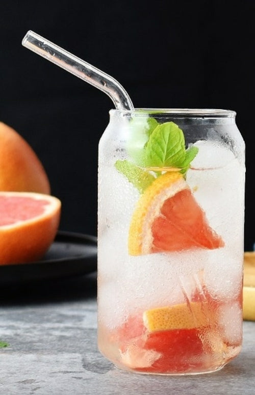 Faz - Can Shaped Transparent Glass Jar