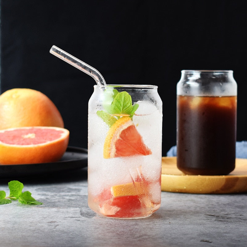 Faz - Can Shaped Transparent Glass Jar