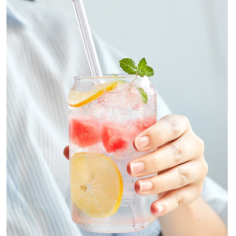 Faz - Can Shaped Transparent Glass Jar