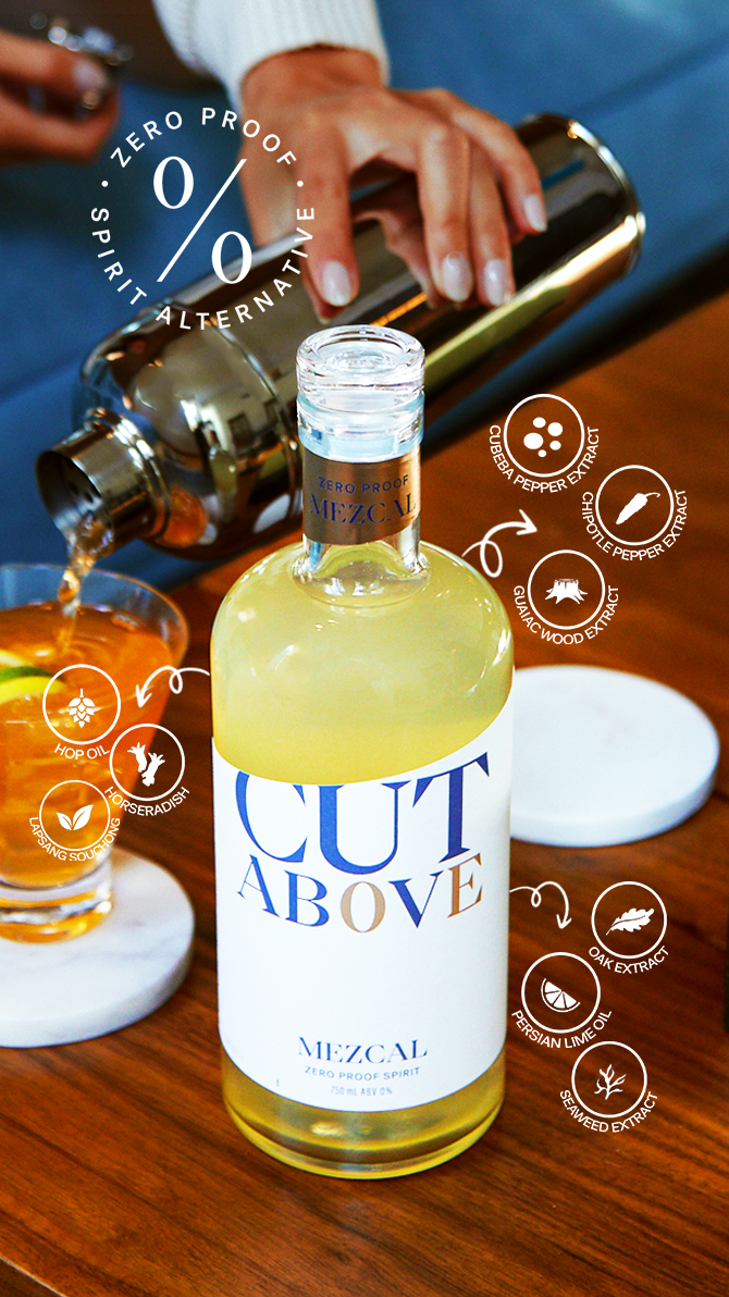 CUT ABOVE- Zero Proof Mezcal - 750ml