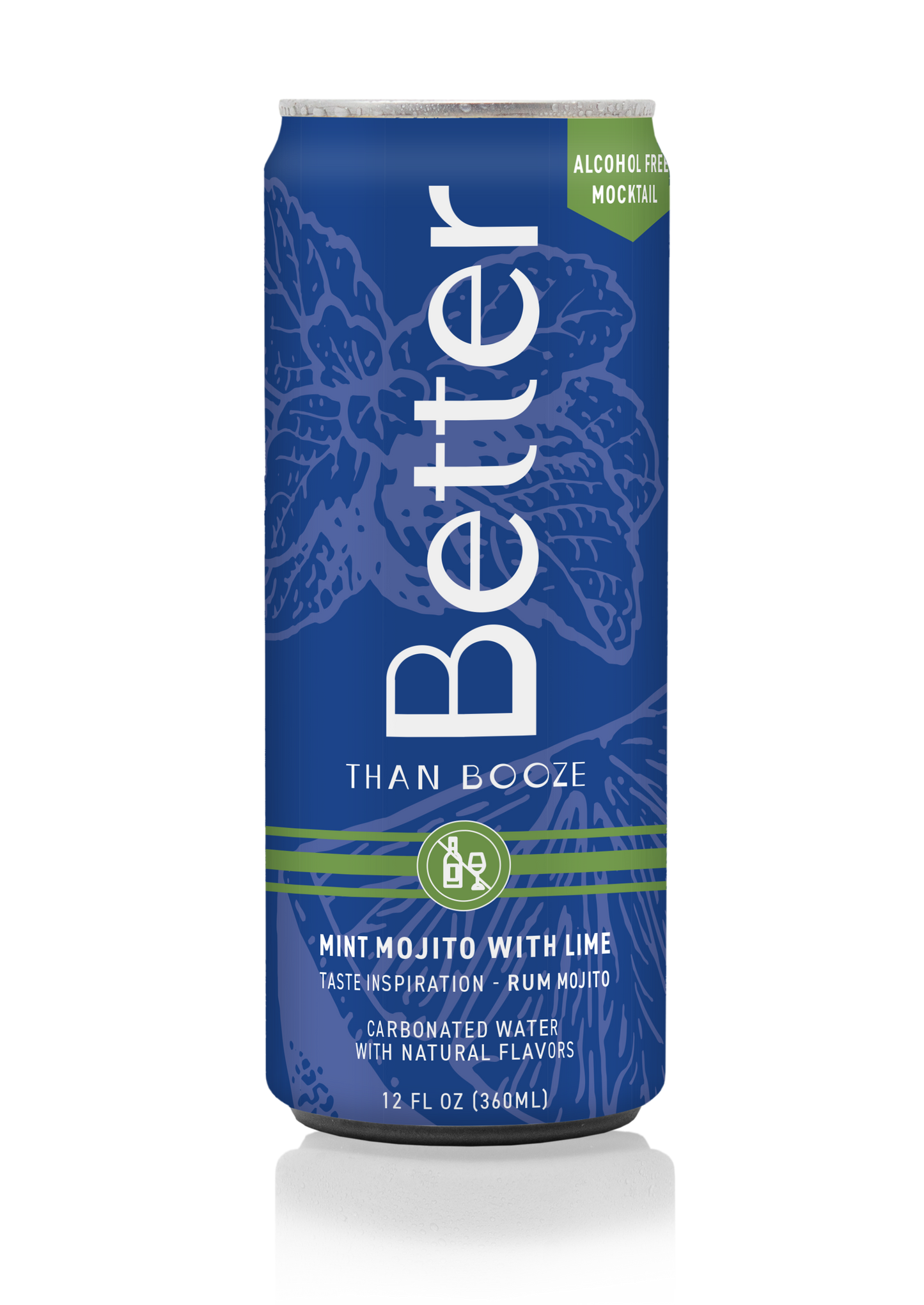 Better Than Booze - Mint Mojito With Lime Non Alcoholic Mocktail - 12 & 24-pack cans