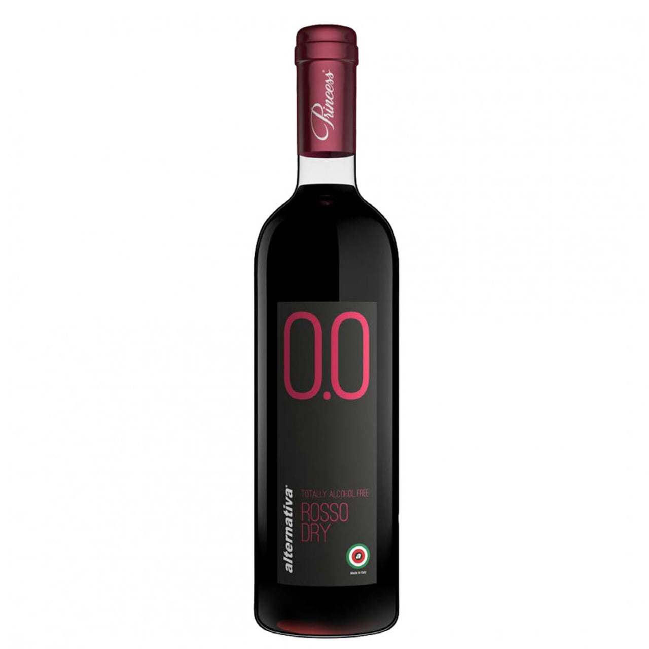 Princess Alternativa (Italy) - Rosso Dry Non-Alcoholic Red Wine - 750ml