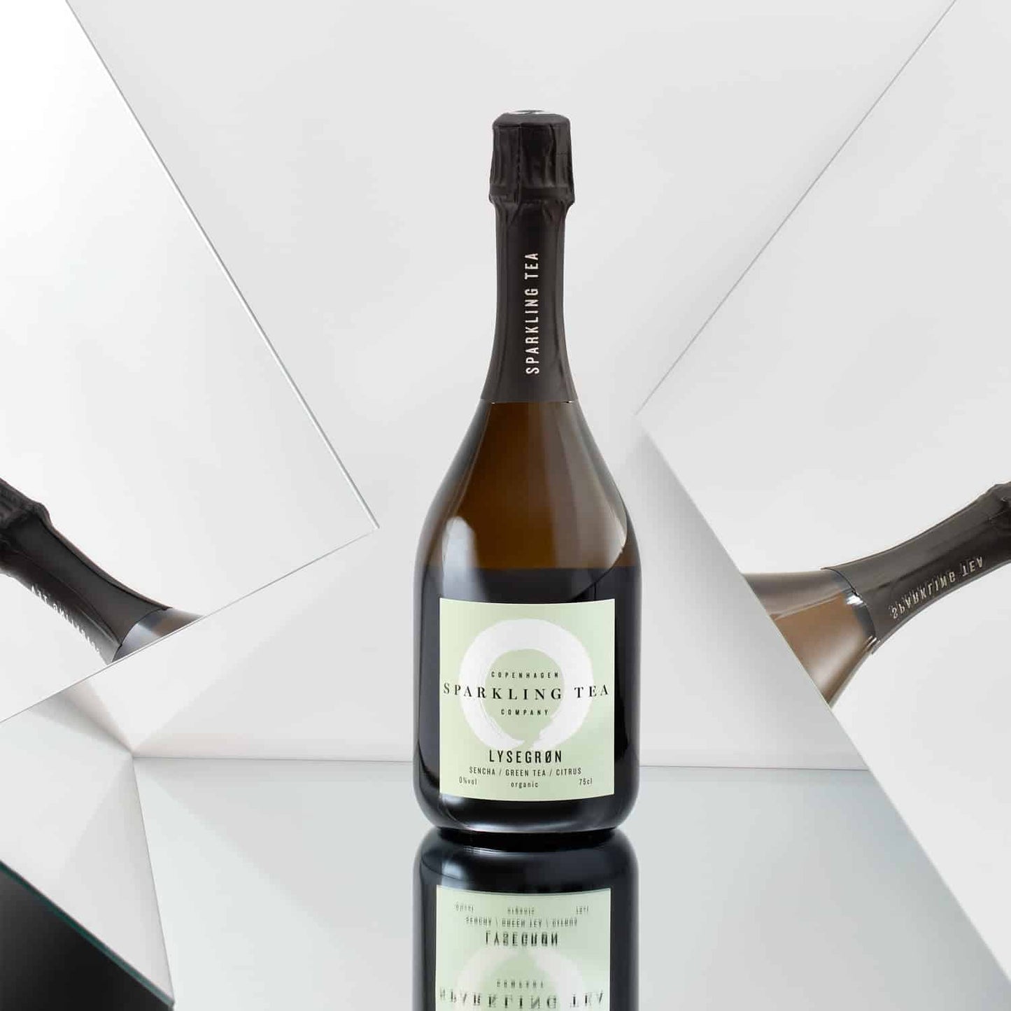 Copenhagen Sparkling Tea Company (Denmark) - Non-Alcoholic Sparkling Tea LYSEGRØN - 750ml