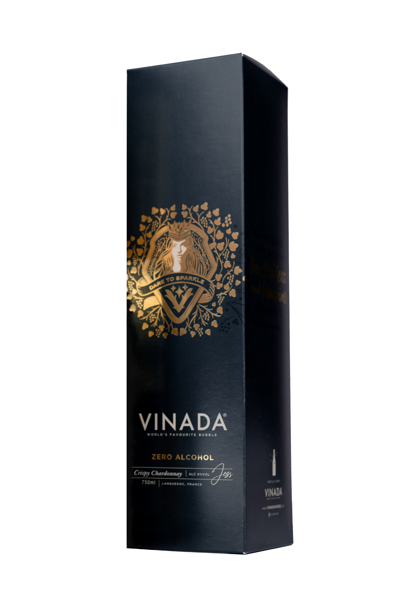 VINADA® - CRISPY CHARDONNAY (0%) 750 ML GIFTSET