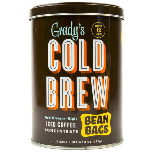 Grady's Cold Brew - New Orleans-Style Iced Coffee Concentrate Bean Bags (4ct)