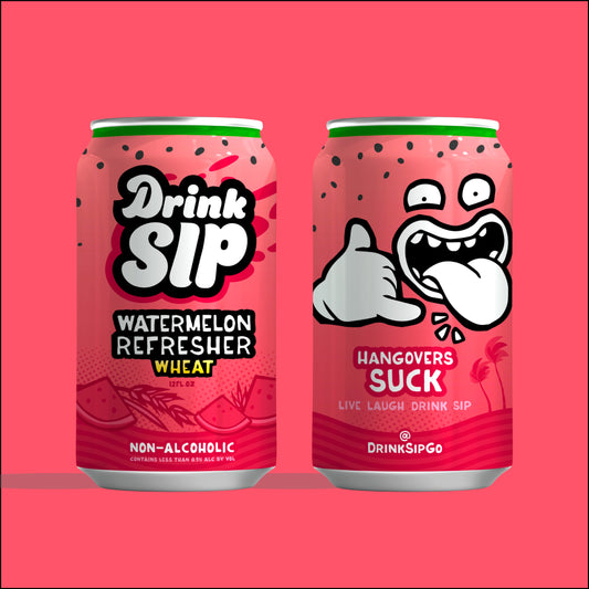 DrinkSip - Watermelon Refresher - 6 pack