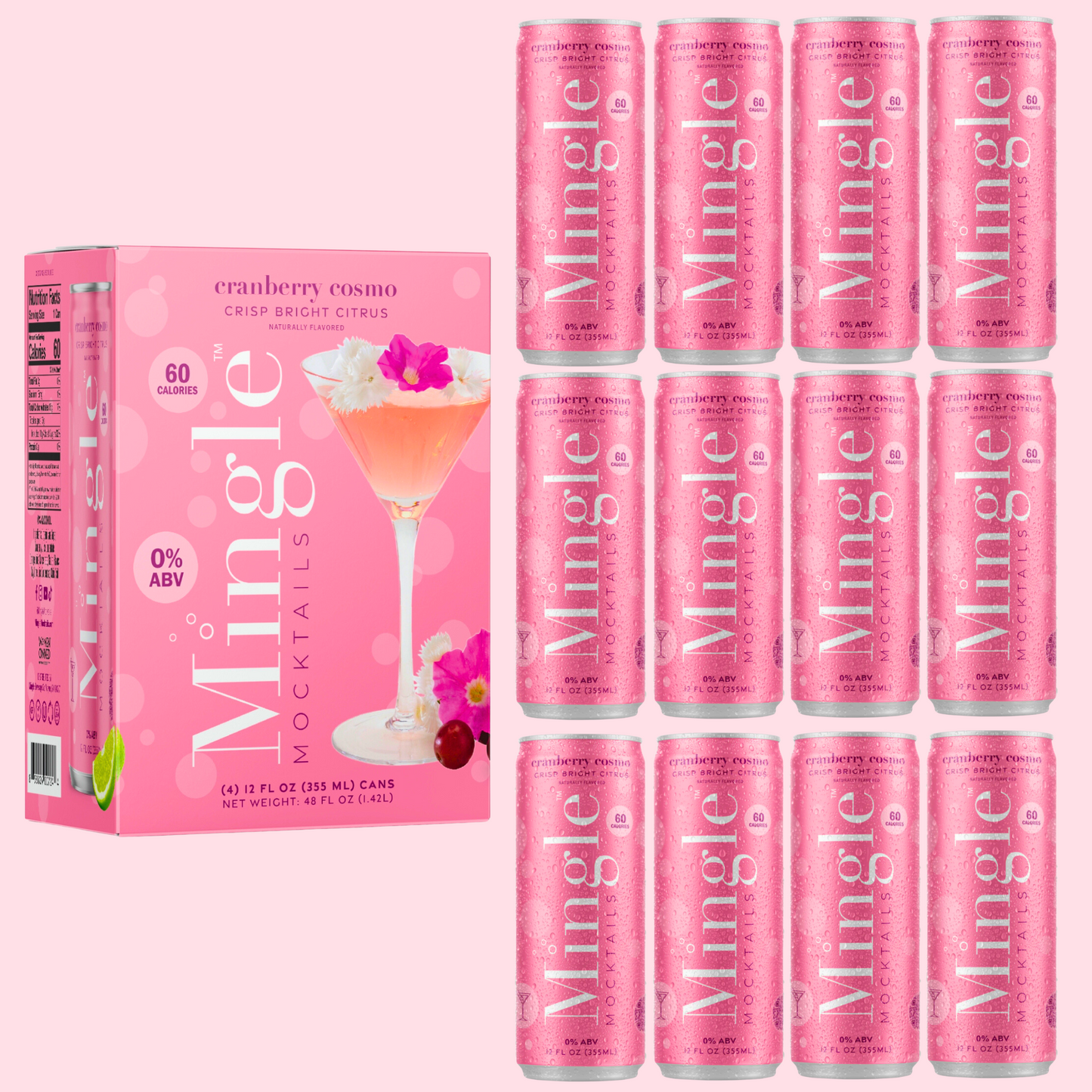 Mingle Mocktails - Cranberry Cosmo