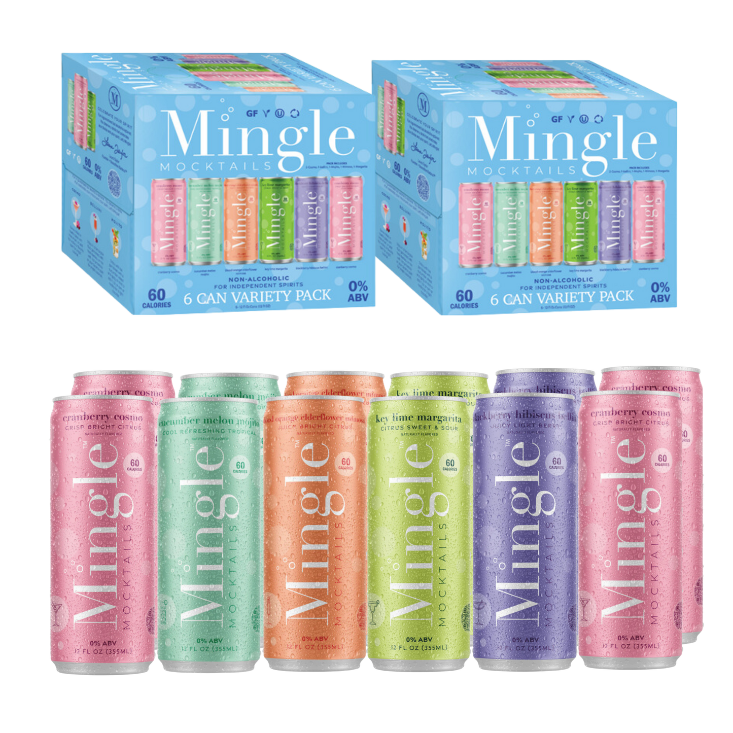 Mingle Mocktails - Variety Packs - Non Alcoholic