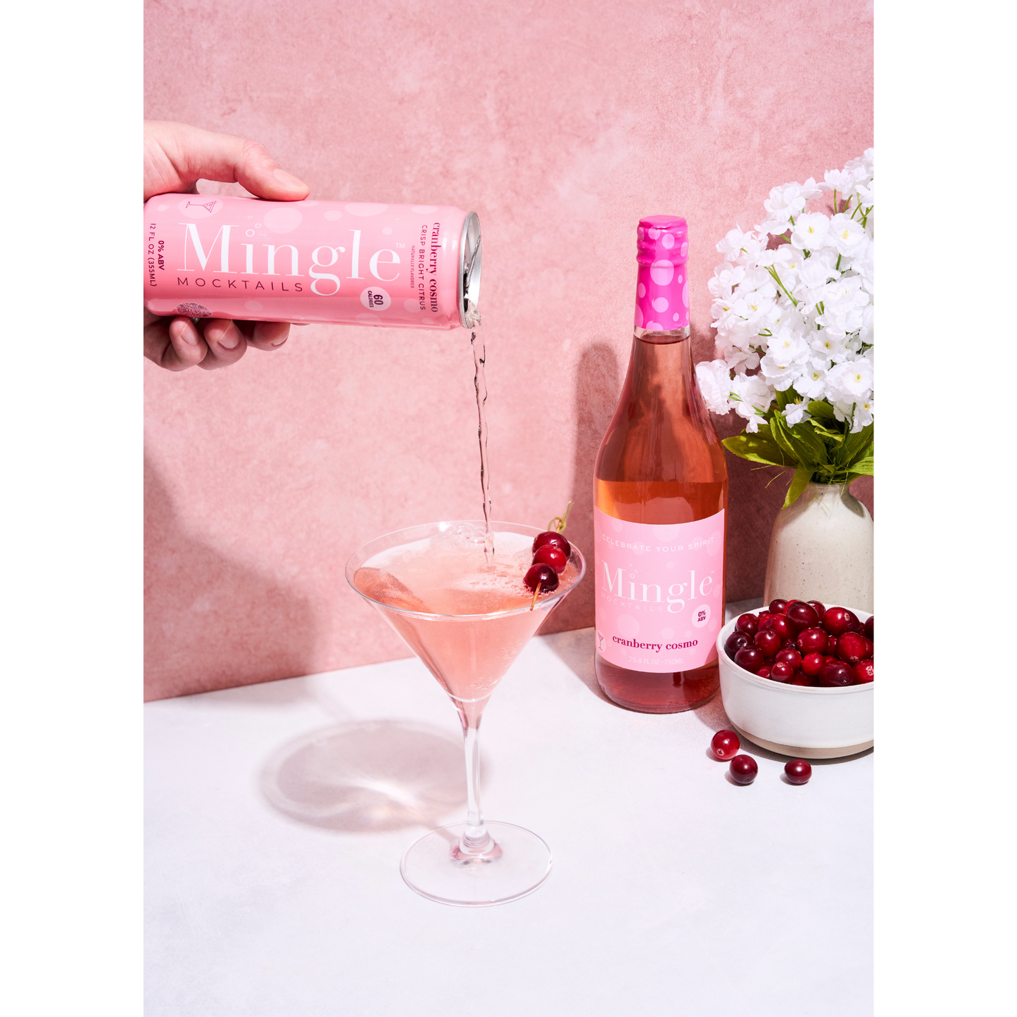 Mingle Mocktails - Cranberry Cosmo