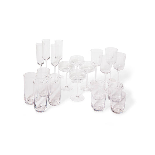 Leeway Home - The Stock The Bar Bundle - Complete Drinkware Set - 20 Pieces