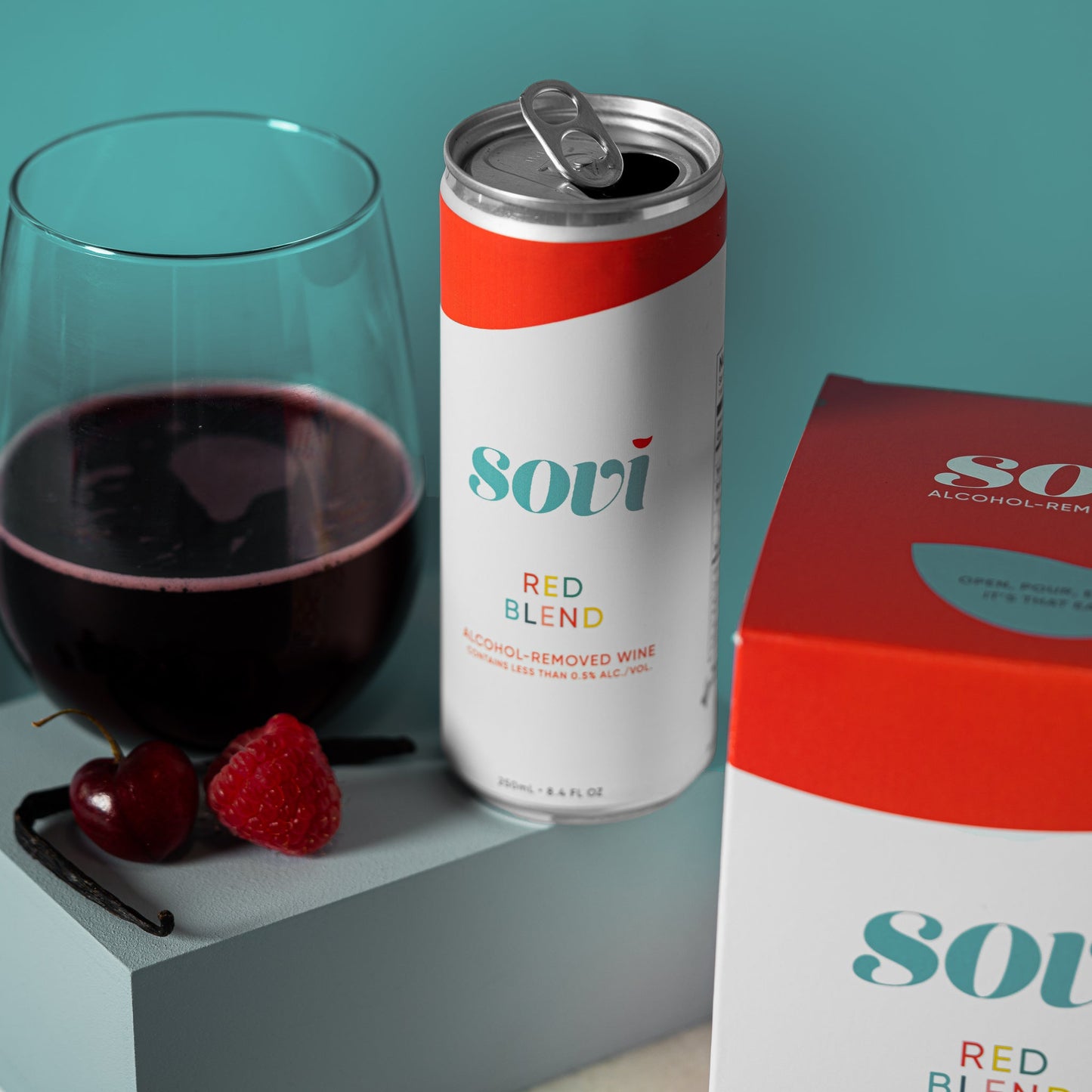 Sovi - Red Blend - 4/8/12/24-packs -250ml RTD Cans