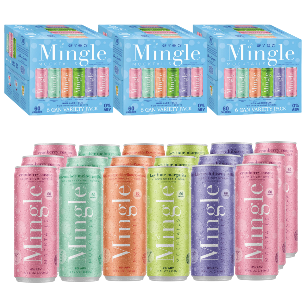 NEW!!! Mingle Mocktails - Summer Variety Pool Packs - 6/12/24 Cans