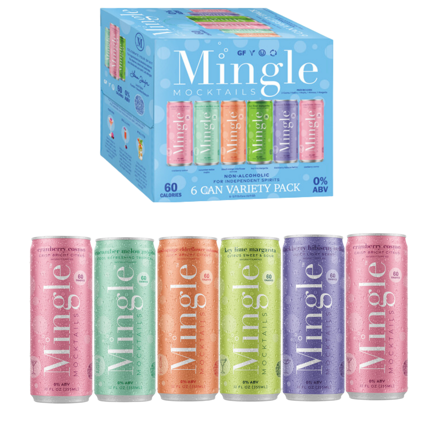 Mingle Mocktails - Variety Packs - Non Alcoholic