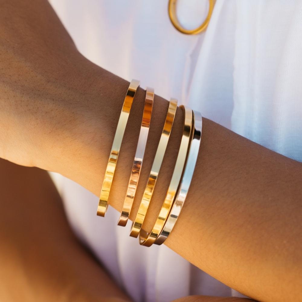 MantraBand® Bracelets - All I Need Is Within Me (within) - Silver, Yellow Gold or Rose Gold