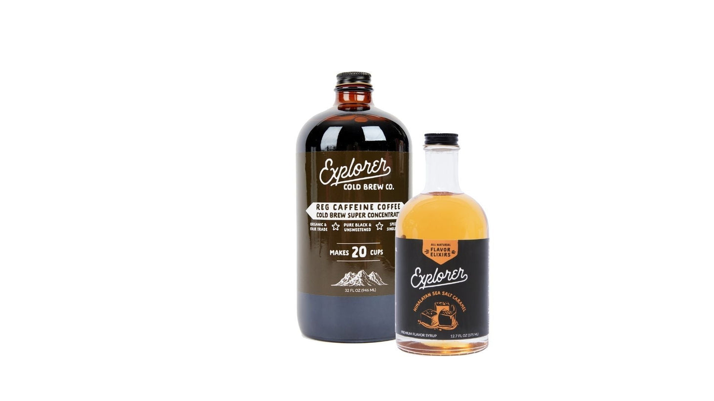 Explorer Cold Brew - Explorer Elixirs - Premium All-Natural Flavor Syrup - 12.7oz