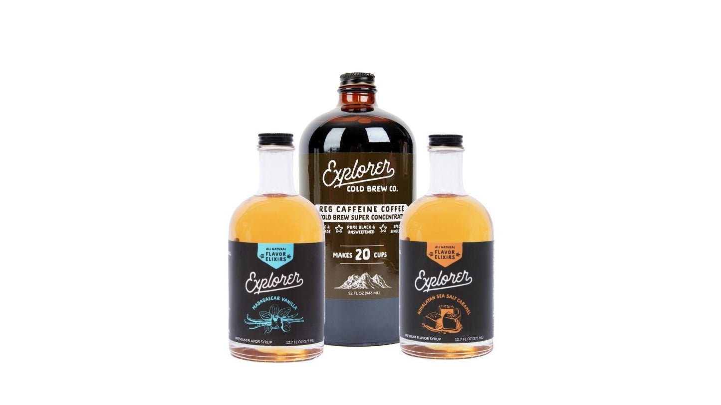 Explorer Cold Brew - Explorer Elixirs - Premium All-Natural Flavor Syrup - 12.7oz