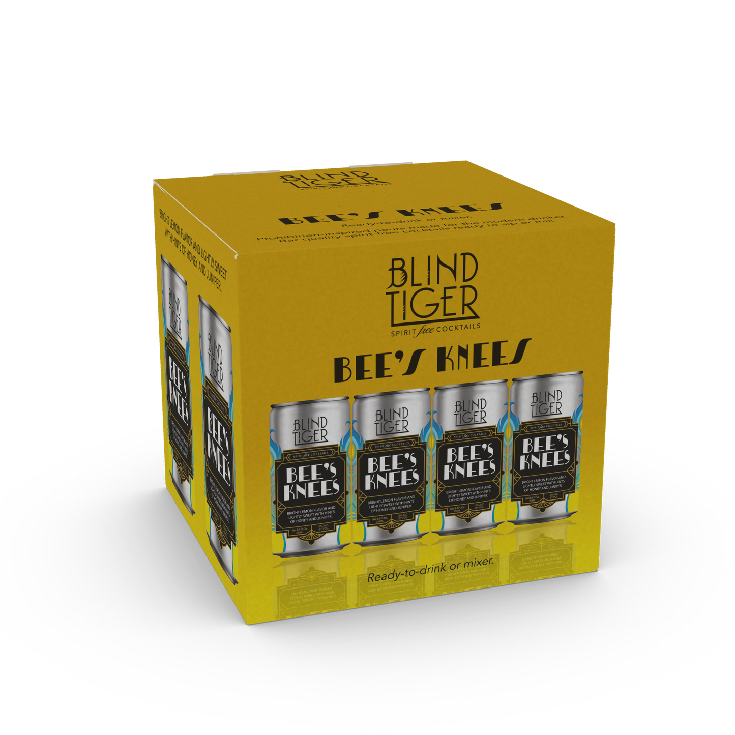 Blind Tiger - Bee's Knees - Spirit-Free - Slim Can 4-pack - 8.4oz