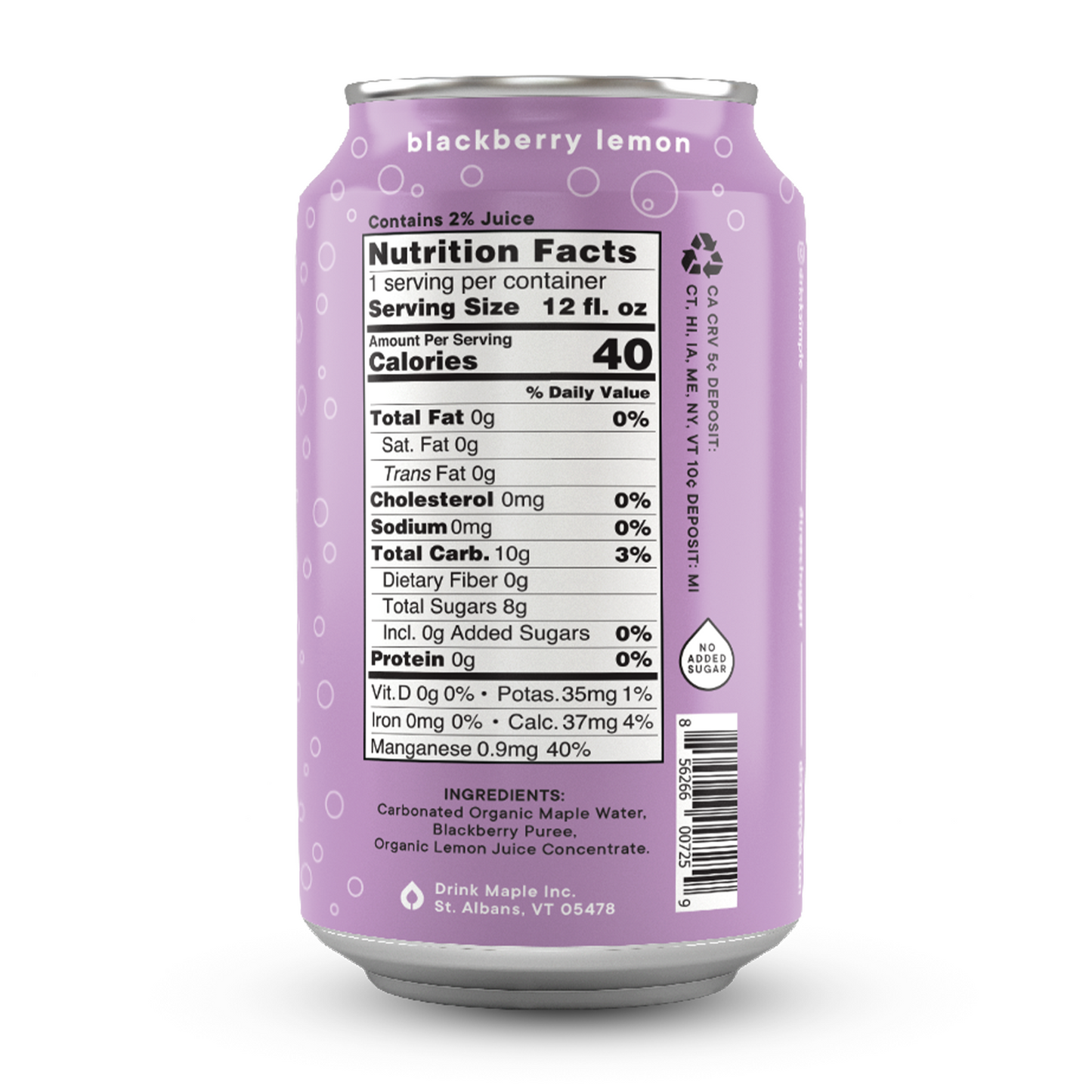 Drink Simple - Sparkling Maple Waters - Mixed 12 Pack