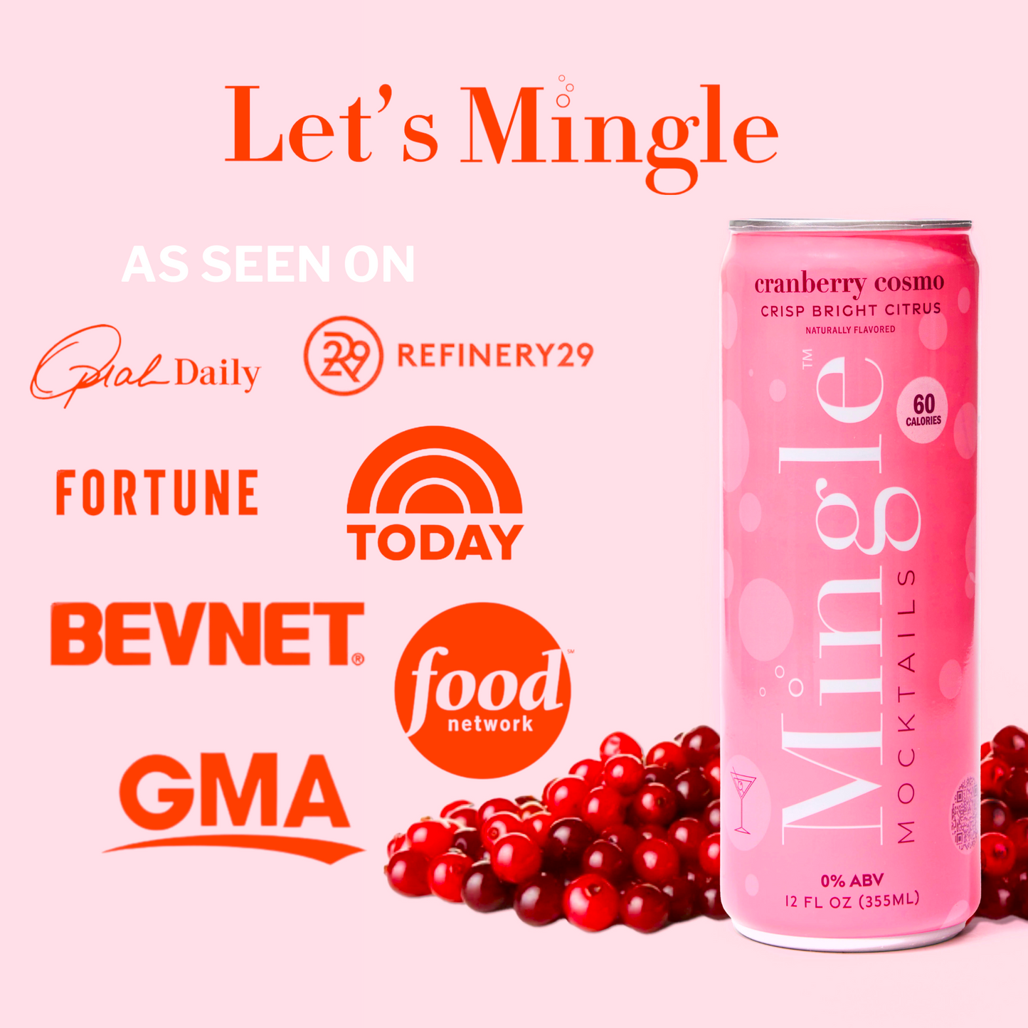 Mingle Mocktails - Cranberry Cosmo