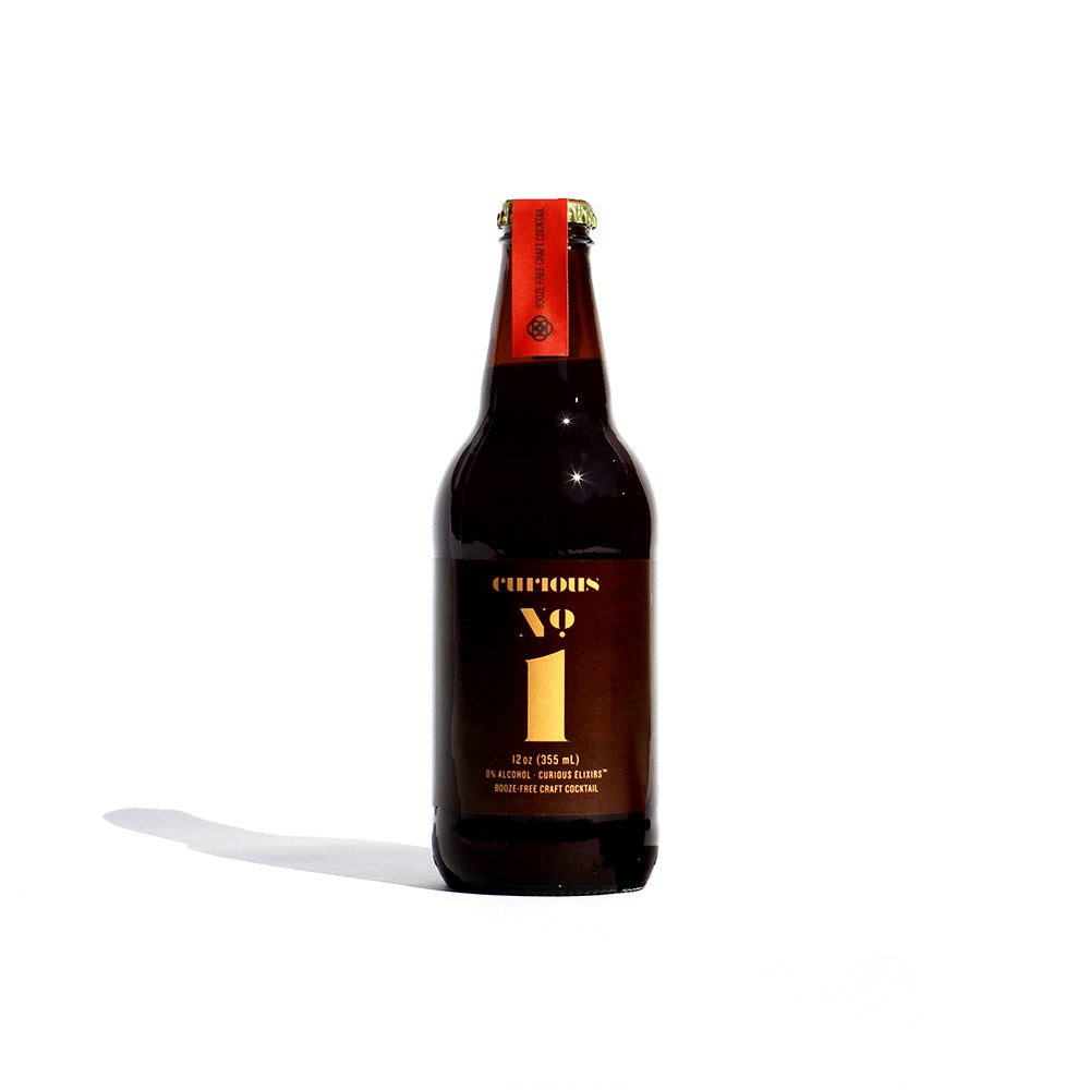 Curious Elixirs - No. 1 - Booze-Free Craft Cocktails (4 or 12 bottles, 12oz)