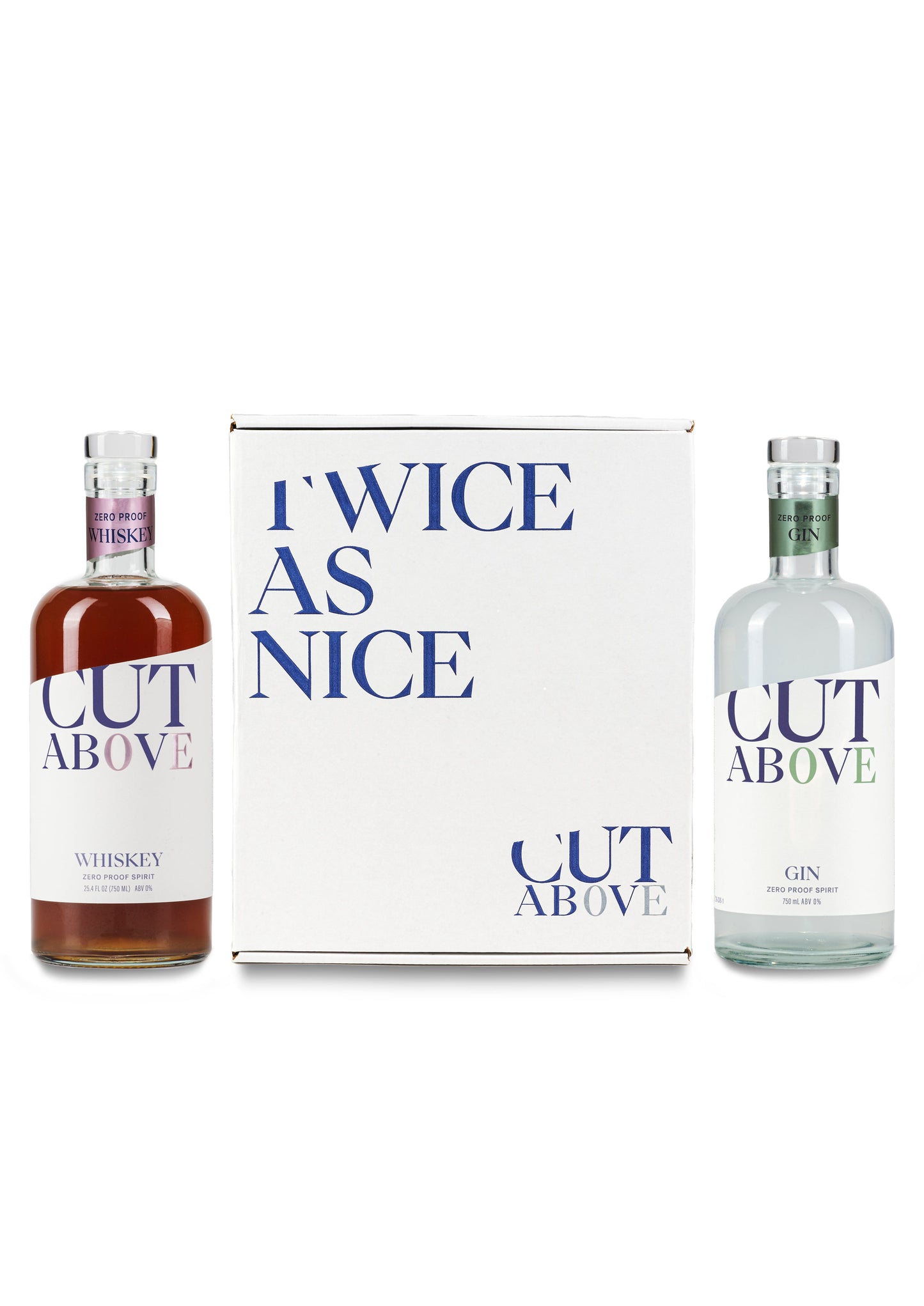 Cut Above - Classic Gin & Whiskey Bundle - 750ml x 2