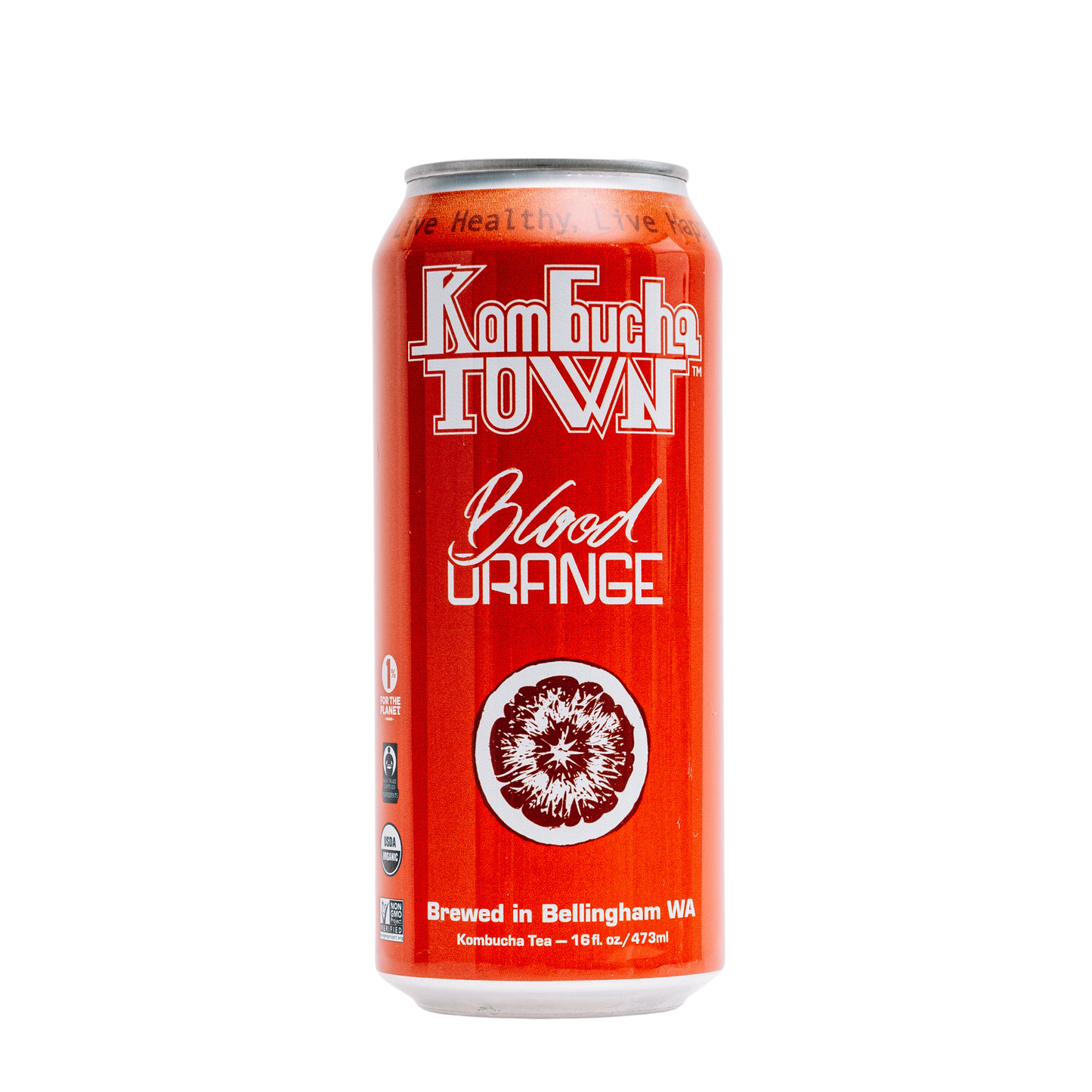 KombuchaTown - Blood Orange - 6 or 12 pack of 16oz cans