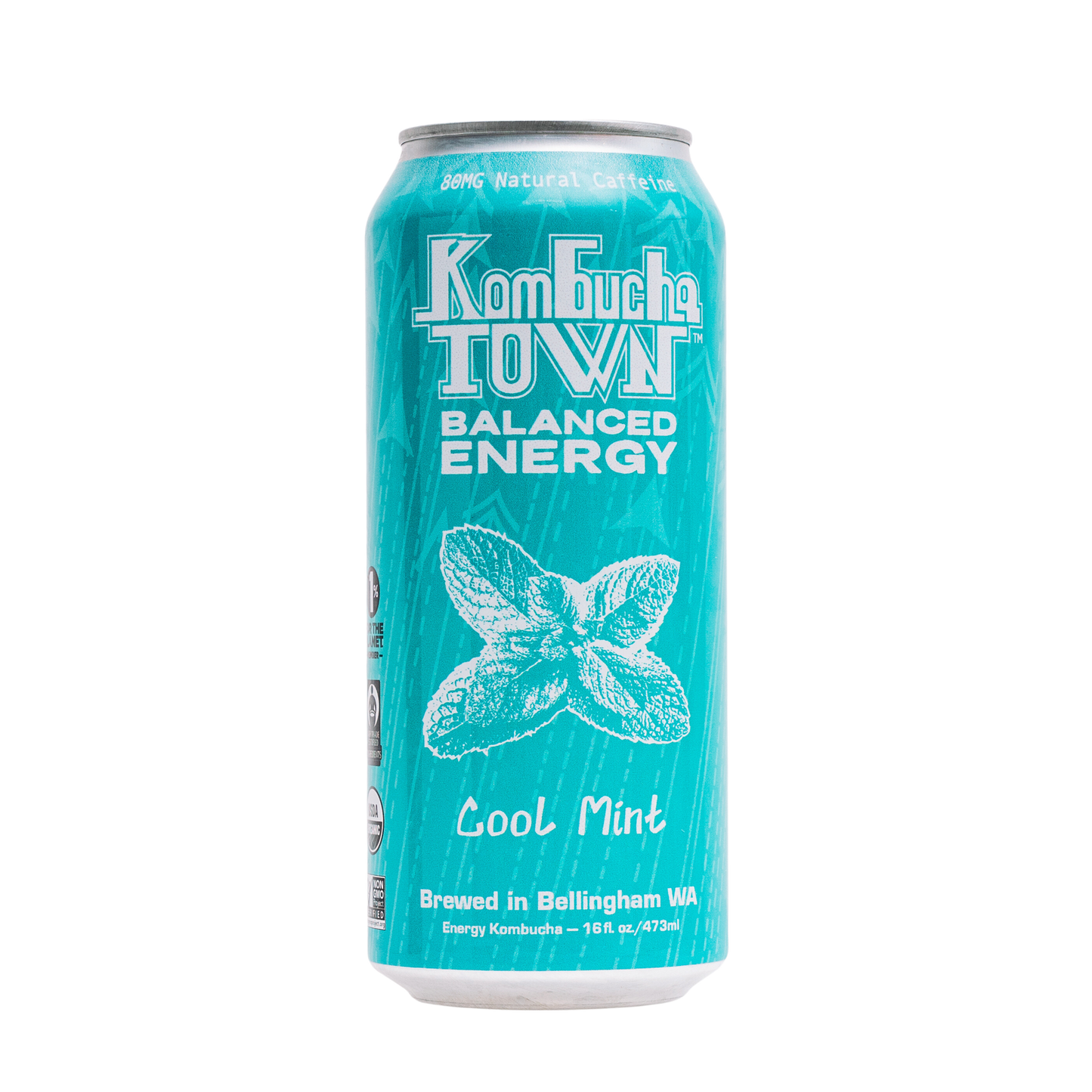 KombuchaTown - Cool Mint 6 or 12-pack, 16oz