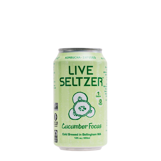KombuchaTown - Cucumber Live Seltzer (case of 12 - 12oz cans)