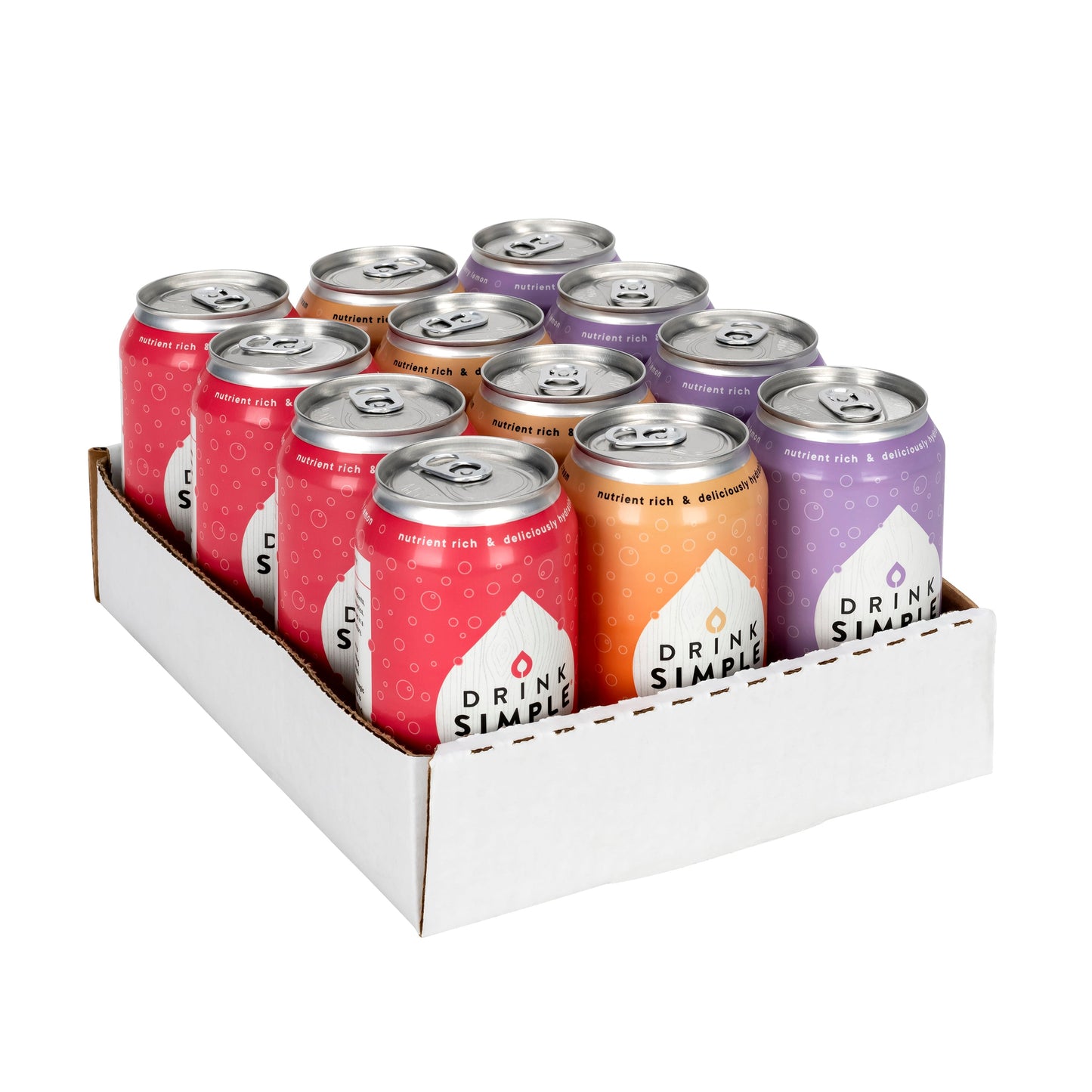 Drink Simple - Sparkling Maple Waters - Mixed 12 Pack