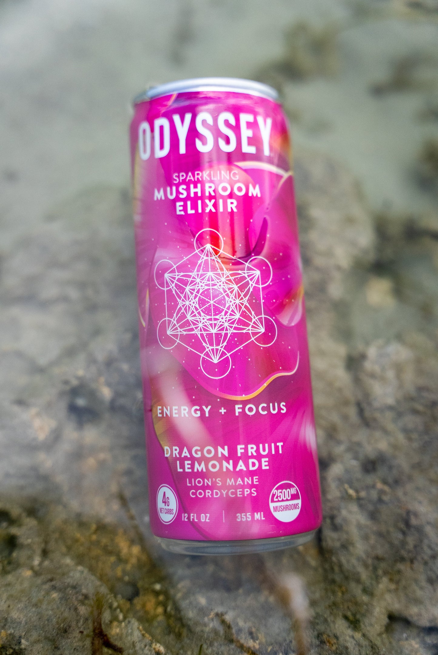 OdysseyElixir - ENERGY + FOCUS - DRAGON FRUIT LEMONADE - 12-pack