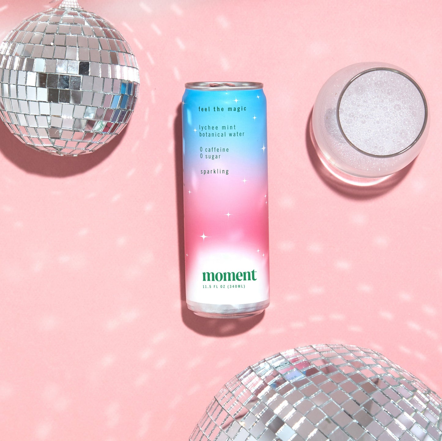 Moment | Drink Your Meditation - lychee mint adaptogen drink (12-pack)