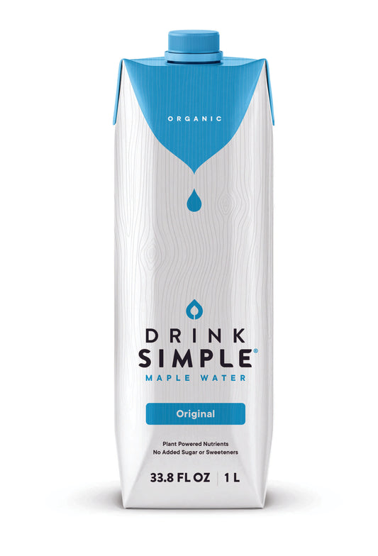 Drink Simple - Maple Water - Pack of 12 - 33.8oz