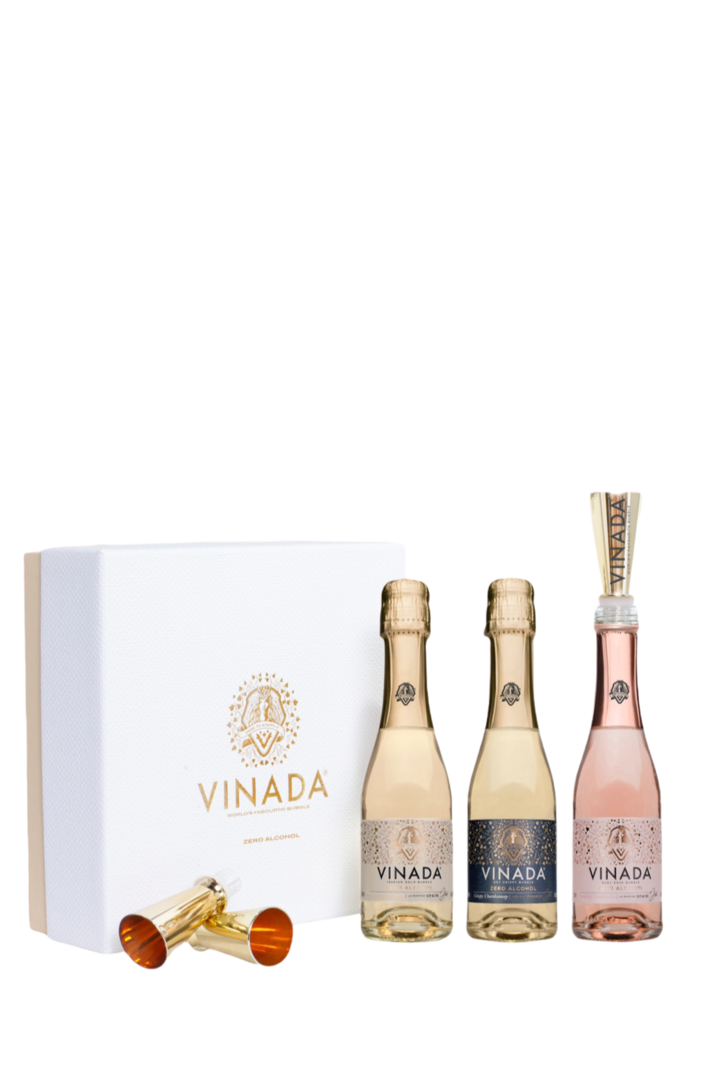 VINADA® - FULL EXPERIENCE GIFT BOX - 200ML Bottles (3) + 3 Sippers