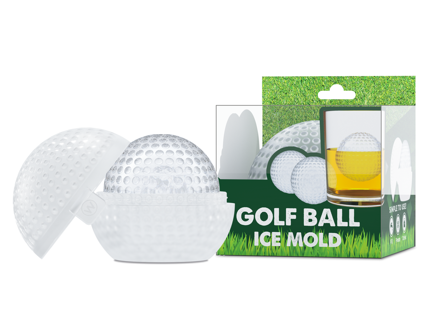Golf Ball Ice Mold by The Whiskey Ball