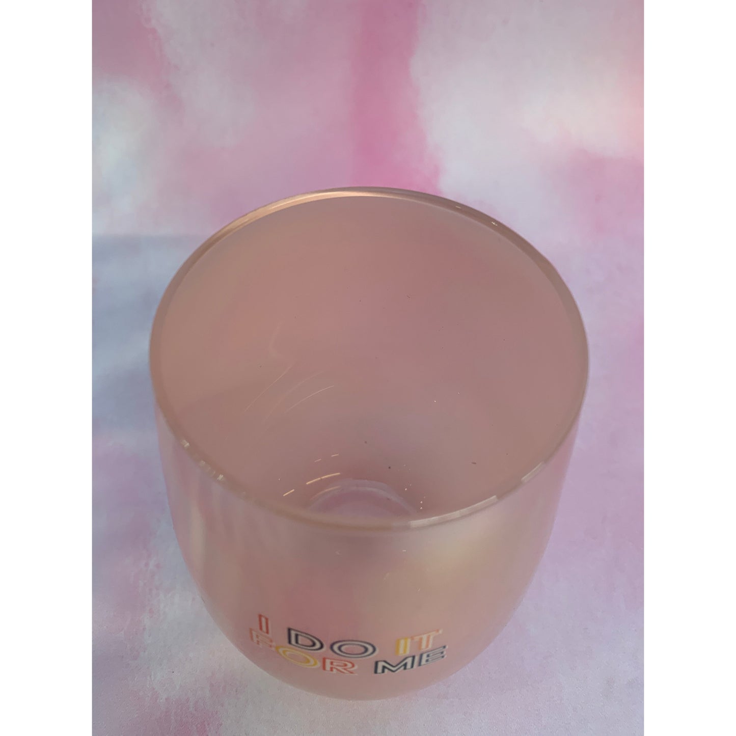 The Bullish Store - I Do It For Me Stemless Wine Glass - 20oz