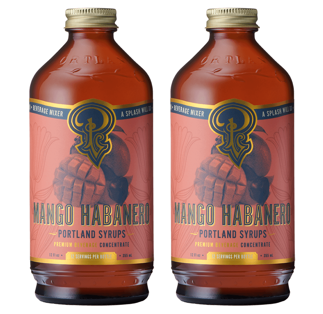 Portland Syrups - Habanero Syrup 2-pack - 12 fl oz bottles
