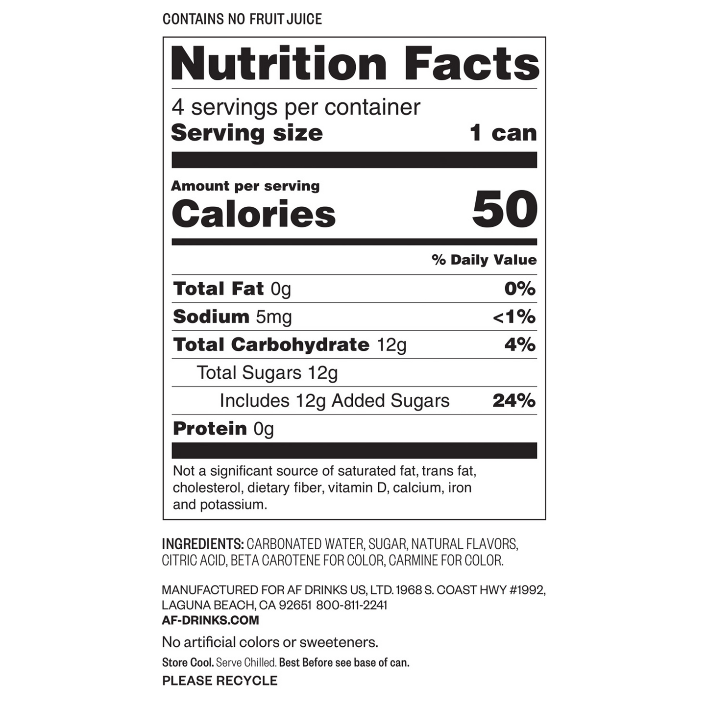 Free AF - APERO SPRITZ (12-pack)